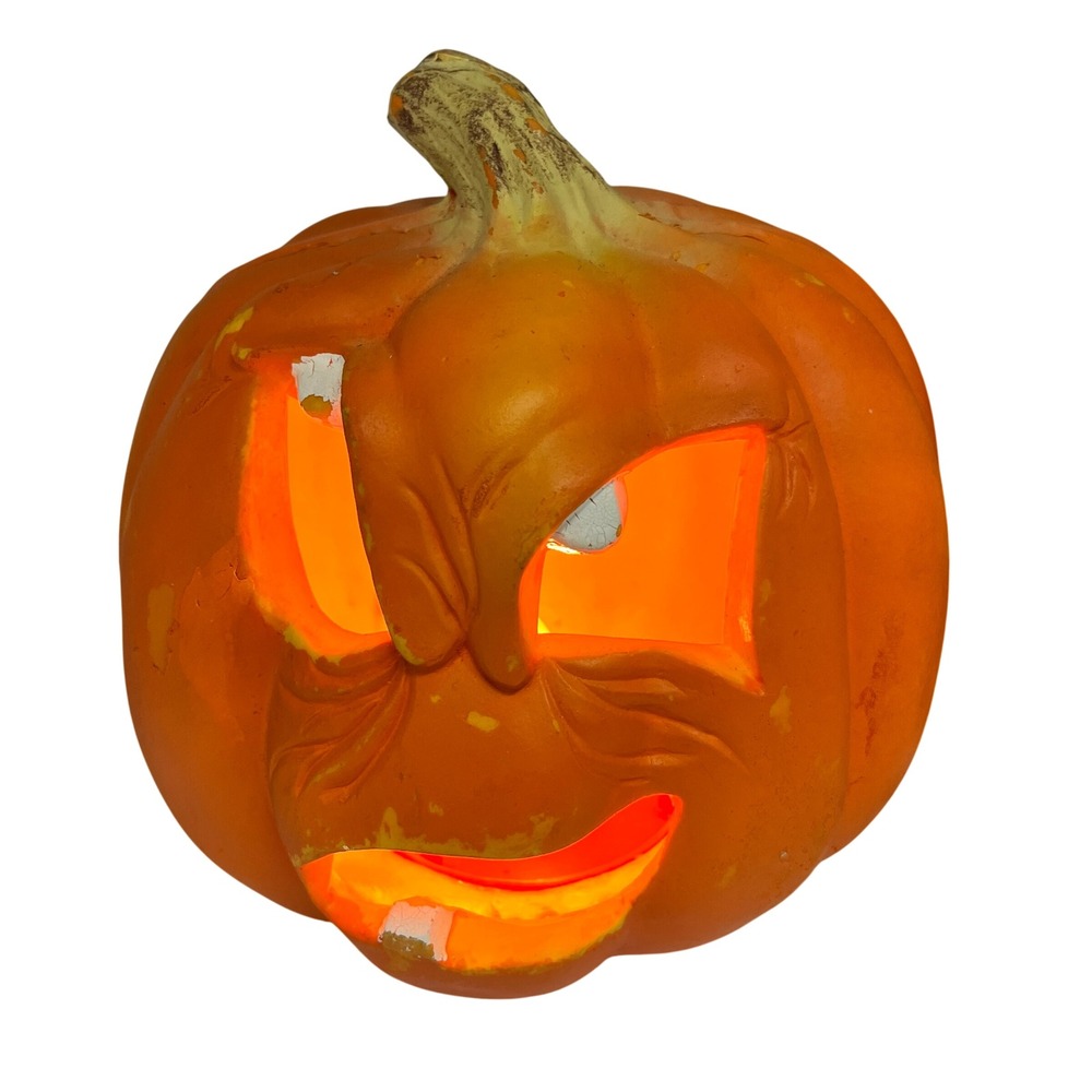 Vtg Jack O Lantern Nurise Concepts 22147 Halloween Pumpkin 2003 9"